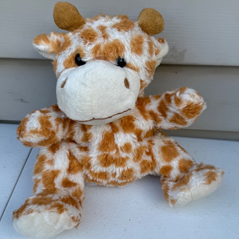 Kellytoy Giraffe Hand Puppet Orange White Spotted Plush Safari Toy 2011